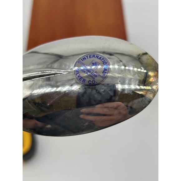 International Silver Company Silver Plated Serving spoon #9118005 New Old stock - Picture 4 of 6